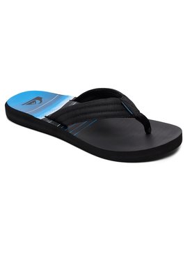 quiksilver, Boys 8 -16 Carver Sandals, BLACK/BLACK/BLUE (xkkb) Carver - Sandals AQBL100269
