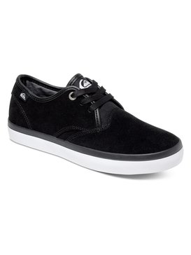 quiksilver, Shorebreak - Chaussures en daim, WHITE/BLACK/WHITE (xwkw) Shorebreak - Suede Shoes AQBS300014