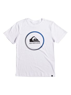 quiksilver, Boy's 8-16 Active Logo Tee, WHITE (wbb0) ACTIVE LOGO BT0 AQBZT03232
