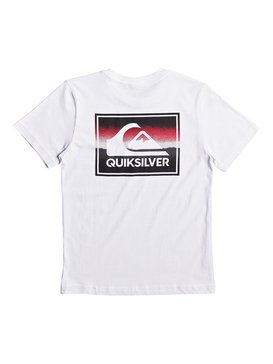 quiksilver, Boy's 8-16 Box Spray Tee, WHITE (wbb0) BOX SPRAY BT0 AQBZT03233