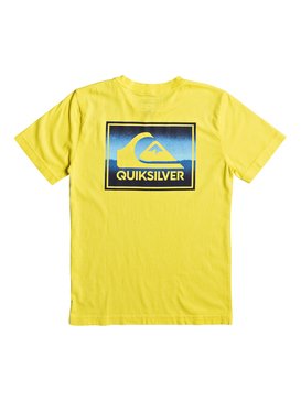 quiksilver, Boy's 8-16 Box Spray Tee, BUTTERCUP (ygp0) BOX SPRAY BT0 AQBZT03233