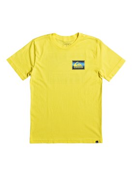 quiksilver, Boy's 8-16 Box Spray Tee, BUTTERCUP (ygp0) BOX SPRAY BT0 AQBZT03233