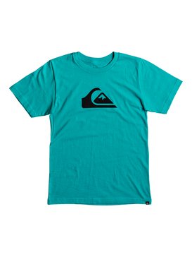 quiksilver, Boy's 8-16 Logo Tee, VIRIDIAN GREEN (bhf0) MW LOGO BT0 AQBZT03285