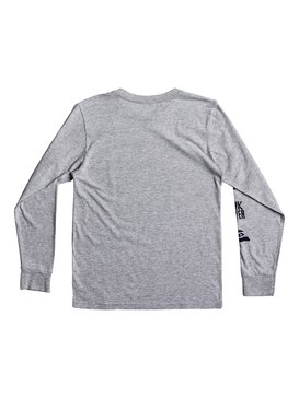 quiksilver, Boy's 8-16 Awaken The Vibe Long Sleeve Tee, ATHLETIC HEATHER (sgrh) AWAKEN THE VIBE L/S YOUTH BU1 AQBZT03308