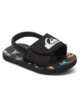 quiksilver, Molokai Layback - Tongs, BLACK/WHITE/RED (xkwr) MOLOKAI LAYBACK INFANT AQIL100003