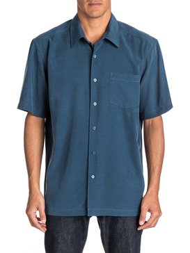 quiksilver, Waterman Clear Days Short Sleeve Shirt, NIGHT (bsn0) Waterman Clear Days - Short Sleeve Shirt AQMWT03107