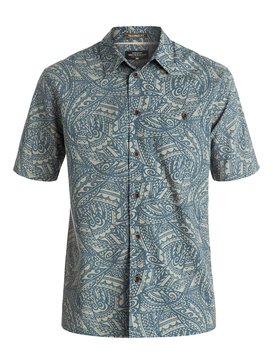 quiksilver, Waterman Big Cruiser - Chemise à manches courtes, SHADOW (gjk0) Waterman Big Cruiser - Short Sleeve Shirt AQMWT03325