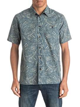 quiksilver, Waterman Big Cruiser - Chemise à manches courtes, SHADOW (gjk0) Waterman Big Cruiser - Short Sleeve Shirt AQMWT03325