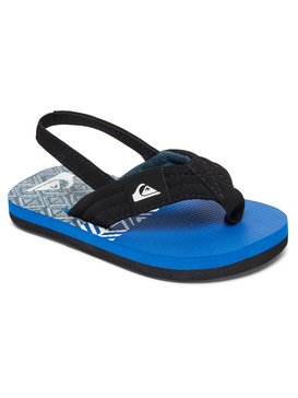quiksilver, Boy's 2-7 Molokai Layback Sandals, BLUE/BLUE/WHITE (xbbw) Molokai Layback - Sandals AQTL100004