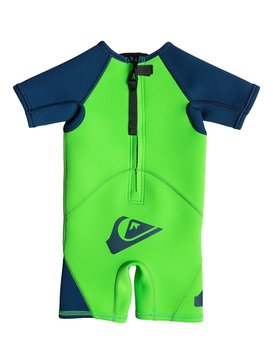 quiksilver, Syncro 1.5mm - Springsuit manches courtes, F. LIME/ INK BLUE (xggk) Syncro 1.5mm - Short Sleeve Springsuit AQTW503001