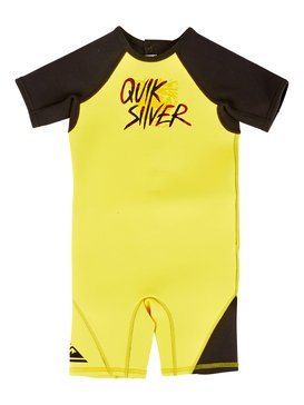 quiksilver, Syncro 1.5mm - Springsuit manches courtes, BLACK/YELLOW (xkky) Syncro 1.5mm - Short Sleeve Springsuit AQTW503001