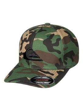 quiksilver, Mountain And Wave Flexfit Hat, OLIVINE (gnr0) Mountain And Wave - Flexfit Cap AQYHA03630