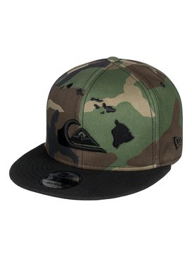 quiksilver, Boar Bait Snapback Hat, CAMO (gra0) BOAR BAIT AQYHA03883