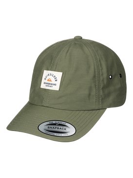 quiksilver, Men's Militian Strapback Hat, OLIVINE (gnr0) MILITIAN AQYHA03942