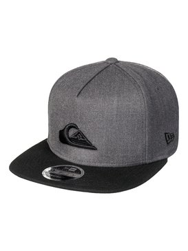 quiksilver, Men's Stuckles Snapback Hat, MEDIUM GREY HEATHER (kpwh) STUCKLES SNAP AQYHA03947