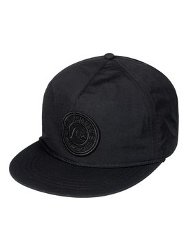 quiksilver, Men's Shelf Runner Snapback Hat, BLACK (kvj0) SHELF RUNNER AQYHA03963