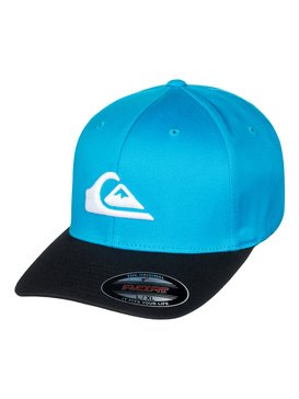quiksilver, Men's Mountain And Wave Flexfit Hat, MALIBU BLUE (bma0) Mountain And Wave - Flexfit Cap AQYHA03978