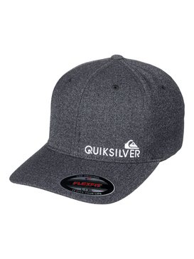 quiksilver, Sidestay Flexfit Hat, BLACK HEATHER (krph) Sidestay - Flexfit Cap AQYHA03985