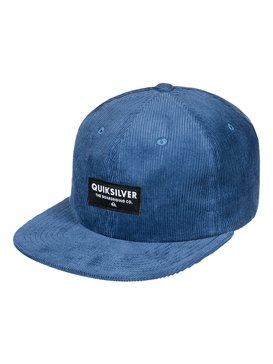 quiksilver, Prouder Chowder Snapback Hat, VINTAGE INDIGO (byl0) PROUDER CHOWDER AQYHA04006