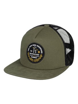 quiksilver, MWRM Legend - Trucker Cap, FOREST NIGHT (csn0) MWRM Legend - Trucker Cap AQYHA04116