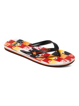 quiksilver, Molokai Check Remix - Tongs, BLACK/RED/BLACK (xkrk) Molokai Check Remix - Flip-Flops AQYL100211