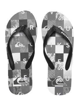 quiksilver, Molokai Check Remix - Tongs, BLACK/GREY/WHITE (xksw) Molokai Check Remix - Flip-Flops AQYL100211