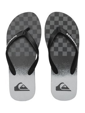 quiksilver, Molokai OG Scallop - Tongs, BLACK/BLACK/GREY (xkks) Molokai OG Scallop - Flip-Flops AQYL100215