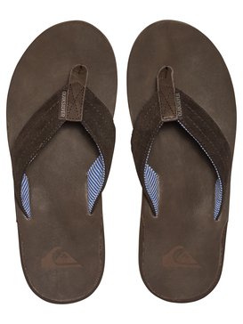 quiksilver, Carver - Sandales en cuir suédé, DEMITASSE - SOLID (ctk0) Carver - Suede Sandals AQYL100375