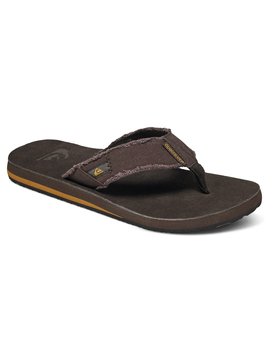 quiksilver, Monkey Abyss Deluxe - Tongs, BROWN/BROWN/BROWN (xccc) Monkey Abyss Deluxe - Flip-Flops AQYL100403
