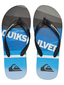 quiksilver, Molokai Slash Logo - Tongs, BLACK/BLUE/BLUE (xkbb) Molokai Slash Logo - Flip-Flops AQYL100408
