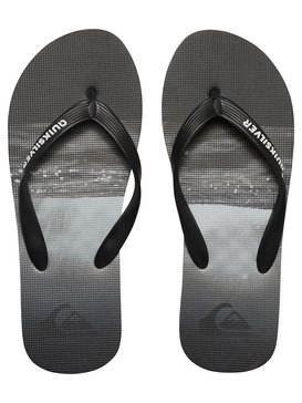 quiksilver, Molokai Hold Down - Tongs, BLACK/GREY/GREY (xkss) Molokai Hold Down - Flip-Flops AQYL100409