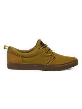 quiksilver, Griffin Canvas - Chaussures basses, TAN - SOLID (tkd0) Griffin Canvas - Low-Top Shoes AQYS300026