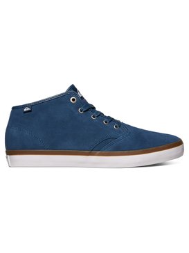 quiksilver, Shorebreak - Chaussures mi-Hautes en cuir suédé, BLUE/BLUE/WHITE (xbbw) Shorebreak - Suede Mid-Top Shoes AQYS300030