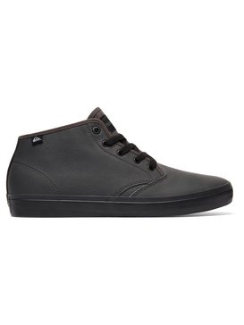 quiksilver, Shorebreak Pm - Baskets imitation cuir mi-Hautes, GREY/GREY/BLACK (xssk) Shorebreak Pm - Mid-Top Shoes AQYS300064