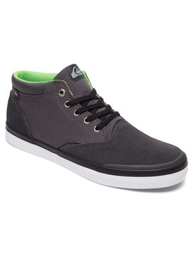 quiksilver, Verant - Baskets mi-Hautes, GREY/WHITE/GREEN (xswg) Verant - Mid-Top Shoes AQYS300065