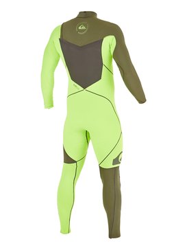quiksilver, AG47 Performance 3/2mm - Traje de surf con cremallera en el pecho, F. LIME/ IVY (xggc) AG47 Performance 3/2mm - Chest Zip Wetsuit AQYW103033