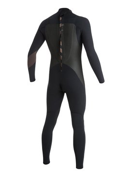 quiksilver, AG47 Modern Originals 3/2mm - Combinaison de surf, BLACK (kvd0) AG47 Modern Originals 3/2mm - Back Zip Wetsuit AQYW103034