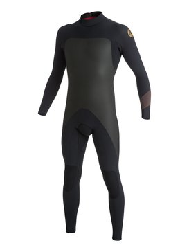 quiksilver, AG47 Modern Originals 3/2mm - Combinaison de surf, BLACK (kvd0) AG47 Modern Originals 3/2mm - Back Zip Wetsuit AQYW103034