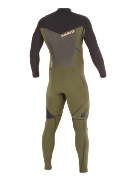 quiksilver, Syncro LFS 4/3mm - Combinaison zip poitrine, IVY/ BLACK (xcck) Syncro LFS 4/3mm - Chest Zip Wetsuit AQYW103069