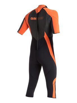 quiksilver, Syncro 3/2mm - Traje De Surf Primavera Con Cremallera Trasera, FLAME (nmj0) Syncro 3/2mm - Back Zip Springsuit AQYW303016