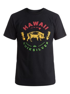 quiksilver, Boar Hunter Tee, BLACK (kvj0) Boar Hunter - T-Shirt AQYZT04359