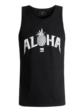 quiksilver, Aloha Pineapple Tank, BLACK (kvj0) Aloha Pineapple - Vest AQYZT04584