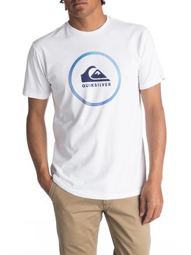 quiksilver, Men's Active Logo Tee, WHITE (wbb0) ACTIVE LOGO MT0 AQYZT04979