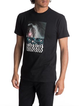quiksilver, Men's Triple Threat Tee, BLACK (kvj0) TRIPLE THREAT MT0 AQYZT04991