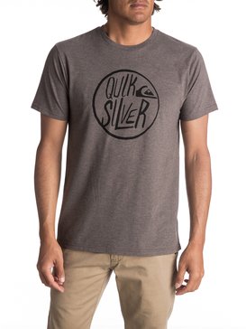 quiksilver, Men's Kool Shapes Tee, CHOCOLATE BROWN HEATHER (csdh) KOOL SHAPES MOD AQYZT04997