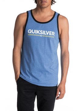 quiksilver, Men's Tough Luck Singlet, TURKISH SEA HEATHER (bqsh) TOUGH LUCK TANK MJ0 AQYZT05004