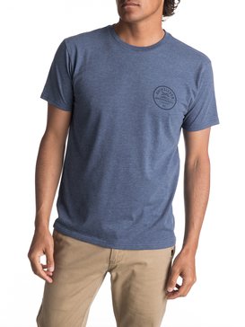 quiksilver, Men's Left Palm Tee, DARK DENIM HEATHER (brqh) LEFT PALM MOD AQYZT05064