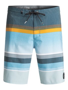 quiksilver, Boardshort Masculino Estampado com Bolsos Laterais Quiksilver, INDIAN TEAL* (bqk6) QK BOARD. SWELL VISION BEACHSHORT 20 IMP BR60012432