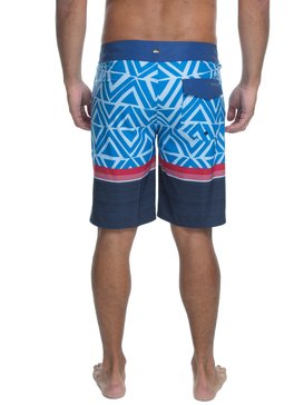 quiksilver, Boardshort Masculino Estampado com Bolso Traseiro Quiksilver, IMPERIAL BLUE (bcr6) QK BOARDSHORT SLAB LAPU 19 IMP BR60012433