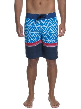 quiksilver, Boardshort Masculino Estampado com Bolso Traseiro Quiksilver, IMPERIAL BLUE (bcr6) QK BOARDSHORT SLAB LAPU 19 IMP BR60012433